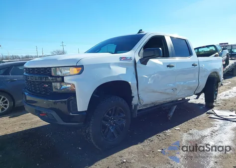 2021 Chevrolet Silverado 1500 4Wd Short Bed Custom Trail Boss from USA, damaged, VIN 1GCPYCEF7MZ232182
